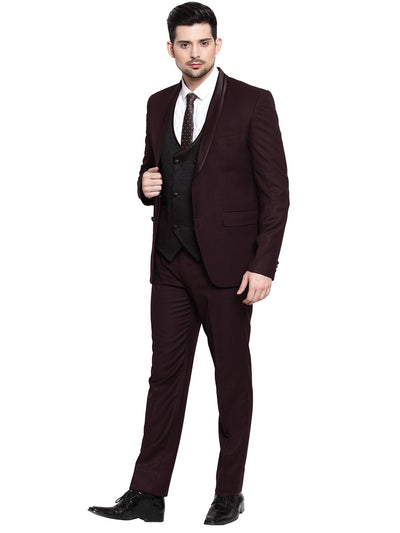 Buy brown 3 piece suit in delhi, India