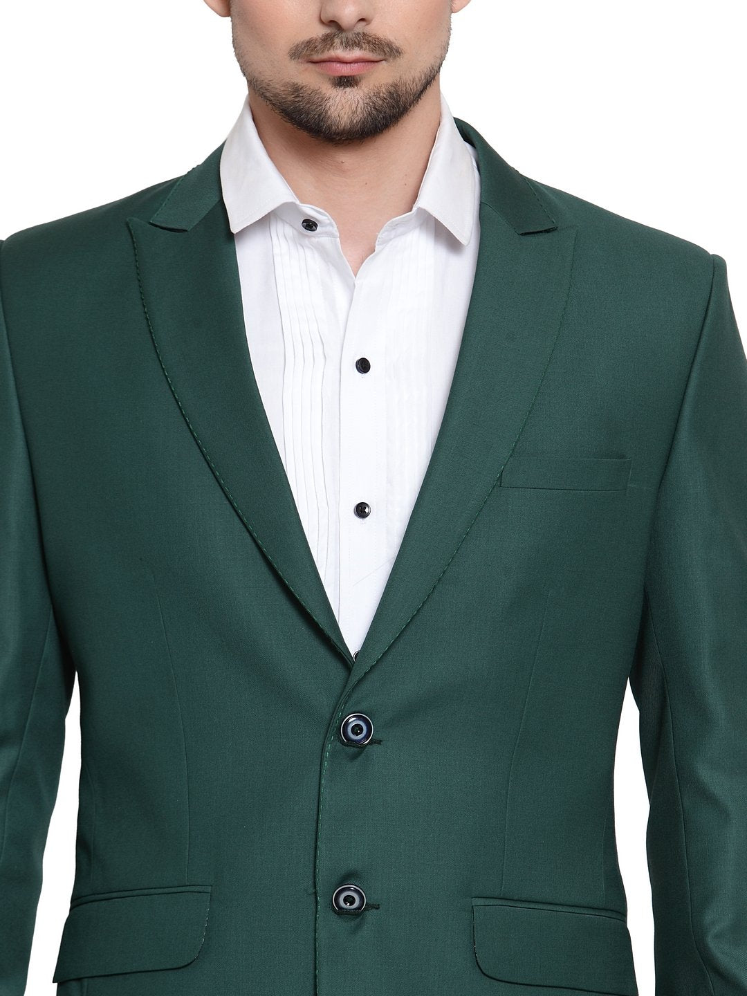 BOTTLE GREEN SUIT | Mayo Clothier