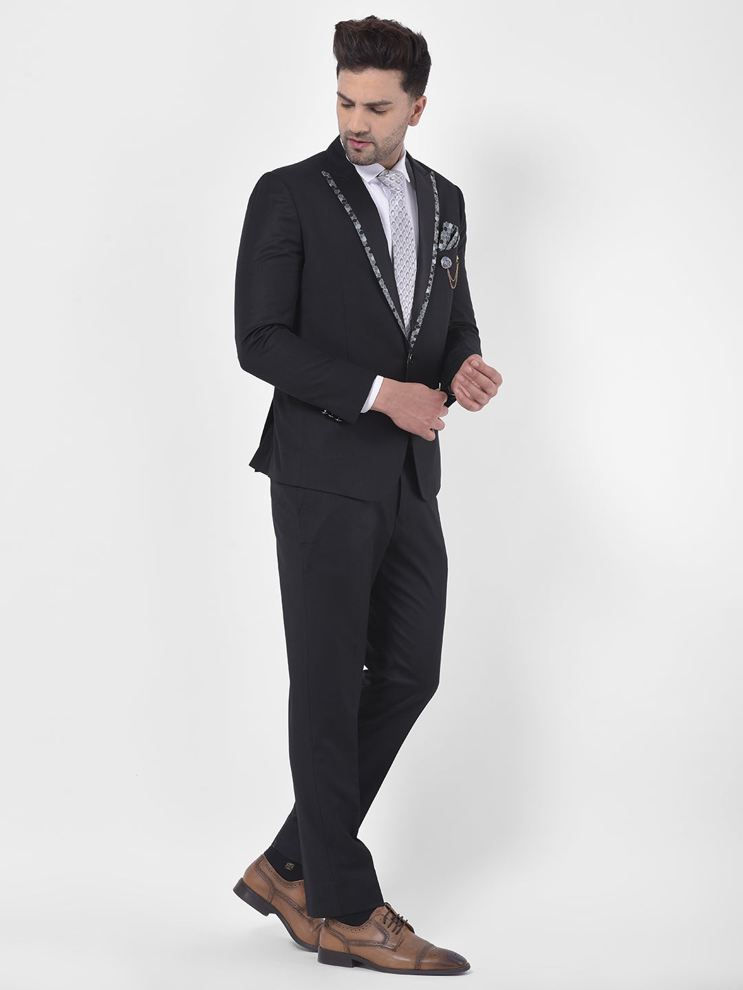 Fashion Brown Groom Suits for Men Peak Lapel Groomsmen Tuxedo Mens Wedding  Dress Excellent Man Jacket Blazer Business Suit - AliExpress